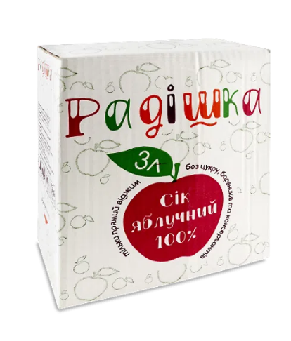 Сік РАДІШКА 3 л яблучний